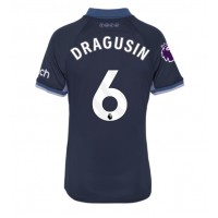 Tottenham Hotspur Radu Dragusin #6 Bortedrakt Dame 2023-24 Kortermet